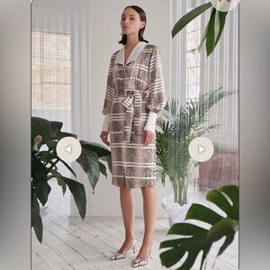 THREE FLOOR PROFESH DRESS - PYTHON STRIPE PRINT Size UK 10, US 6